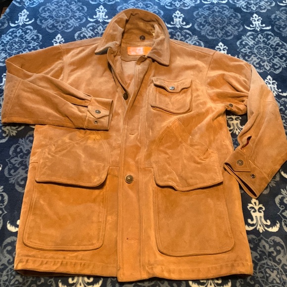Timberland Jackets & Coats Vintage Timberland Leather Hunting Jacket W Back Game Pocket